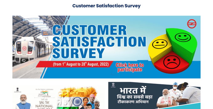 Detailed Feedback on DMRC Customer Satisfaction Survey 2022